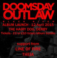 BLACK RIVER - Album launch - with LINE OF FIRE and THEIA