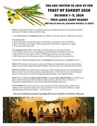Sukkot & Messianic Dance Camp Event