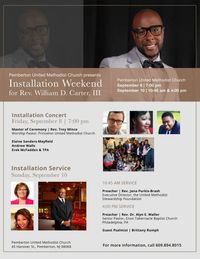 Rev. William D. Carter III Installation Concert