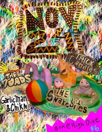 THE TOADS + TRICK CANDLES + SNAKEBITES + GARLIC MAN & CHIKN
