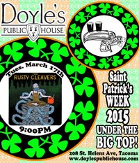 The Rusty Cleavers at Doyle's for St. Pat's