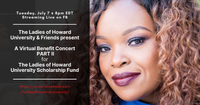 Performer for The Ladies of Howard University Virtual Benefit Concert