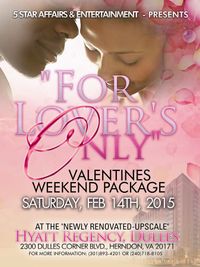 "For Lovers Only" Valentines Weekend Package