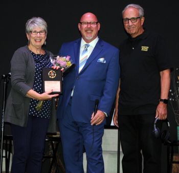 Ken and Jean Grady with Larry Stewart
