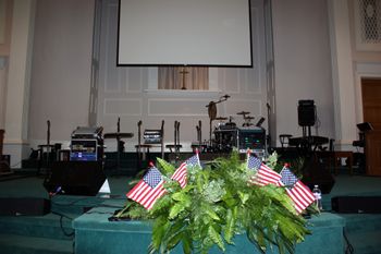 Stage is set and ready to begin
