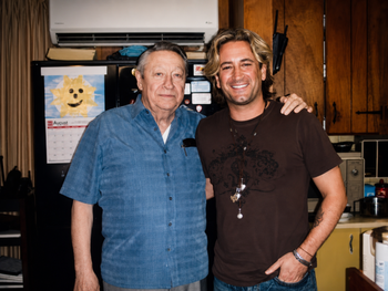 Scotty Moore, Elvis' Guitar Player, and Brandon Giles
