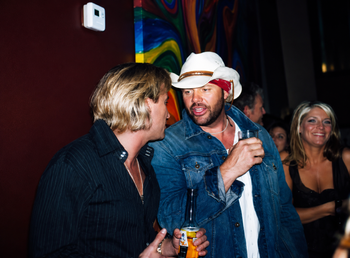 Brandon Giles and Toby Keith
