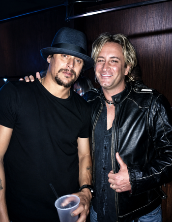 Kid Rock and Brandon Giles
