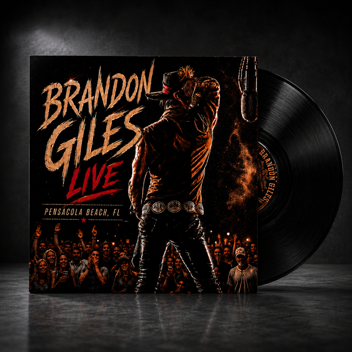 Vinyl Album “Brandon Giles Live” 