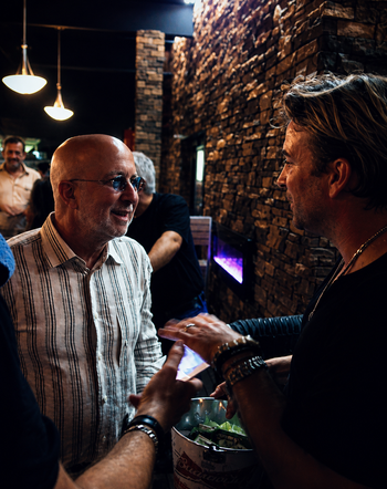 Paul Shaffer and Brandon Giles
