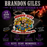 Brandon Giles 3-D Rubber Keychain