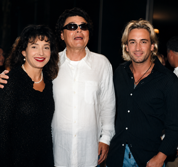 Tara Wright, Ronnie Milsap and Brandon Giles
