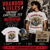 Brandon Giles “Vintage” Distressed Cartoon T Shirt
