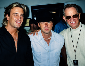 Brandon Giles, Kenny Chesney and Al Embry
