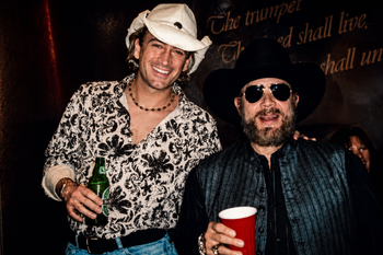 Brandon Giles and Hank Williams, Jr.
