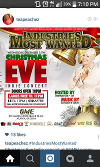 Industries Most Wanted Christmas Indie Concert