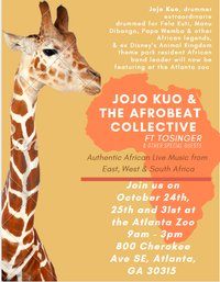 Tosinger with Jojo Kuo at the Atlanta zoo