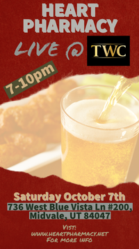 Heart Pharmacy Live @ Trolley Wing Co. (Midvale)