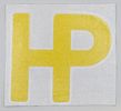 HP Logo Sticker