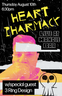 Intimate live music performance by Heart Pharmacy | With Special Guest 3 Ring Design