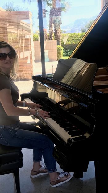 At Frank Sinatra's keys.
