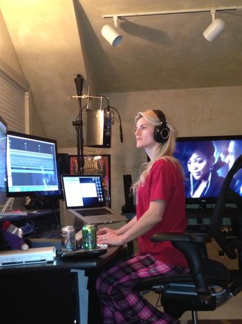 Many nights. Home studio.

