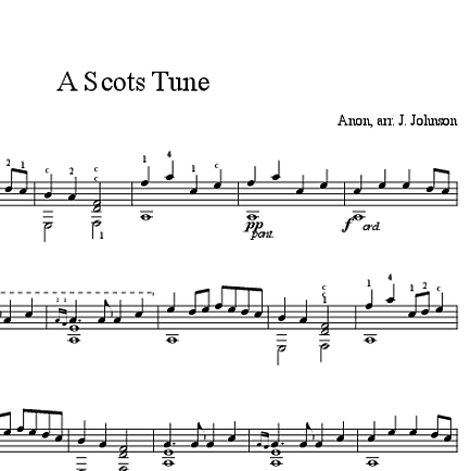 A Scots Tune