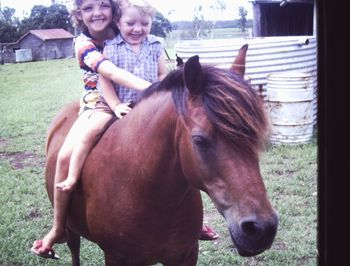 Anita & Matthew Ree on Chilla - 1981
