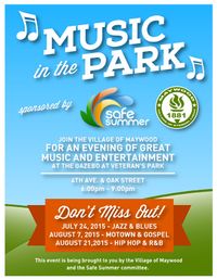 MUSIC IN THE PARK - "SAFE SUMMER" EVENT