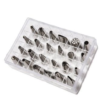 Item Number: 62025 Description: 25Pcs. Cake Decorating Tips Set
