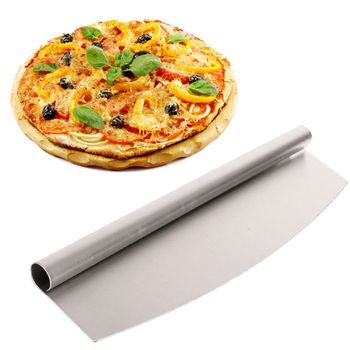 Item Number: 104106 Description: 14" Stainless Steel Pizza/Food Cutter
