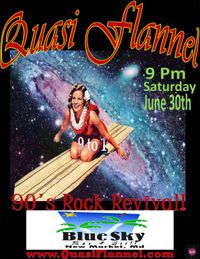 Quasi Flannel Rocks Blue Sky Bar