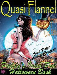 Quasi Flannel Halloween Bash at Paddy;s Irish Pub