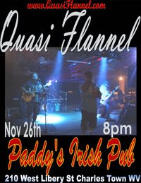 Quasi Flannel Home at Paddy's Irish Pub