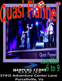 Quasi Flannel rocks Harpers Ferry Brewing