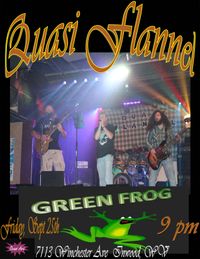 Quasi Flannel Rocks the Green Frog