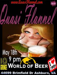 Quasi Flannel rocks world of beer