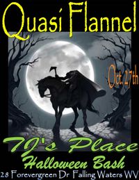 Quasi Flannel Halloween Bash at TJ's