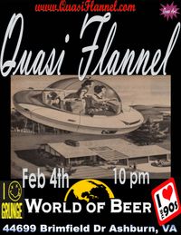 Quasi Flannel Rocks World of Beer