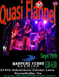 Quasi Flannel Rocks Harper's Ferry Brewing