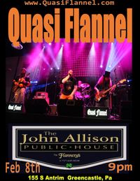 Quasi Flannel Rocks John Allison's Public House