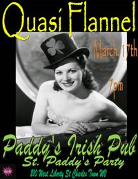 St Paddy's Party featuring Quasi Flannel