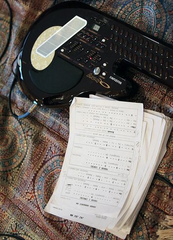 This is the Suzuki Qchord! our melody maker, a modern "harmonium" of sorts.
