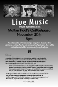 Mother Fool's- with Shawn Neary and Sandler