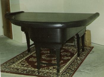 Bar top I made ofrt a Grand Piano
