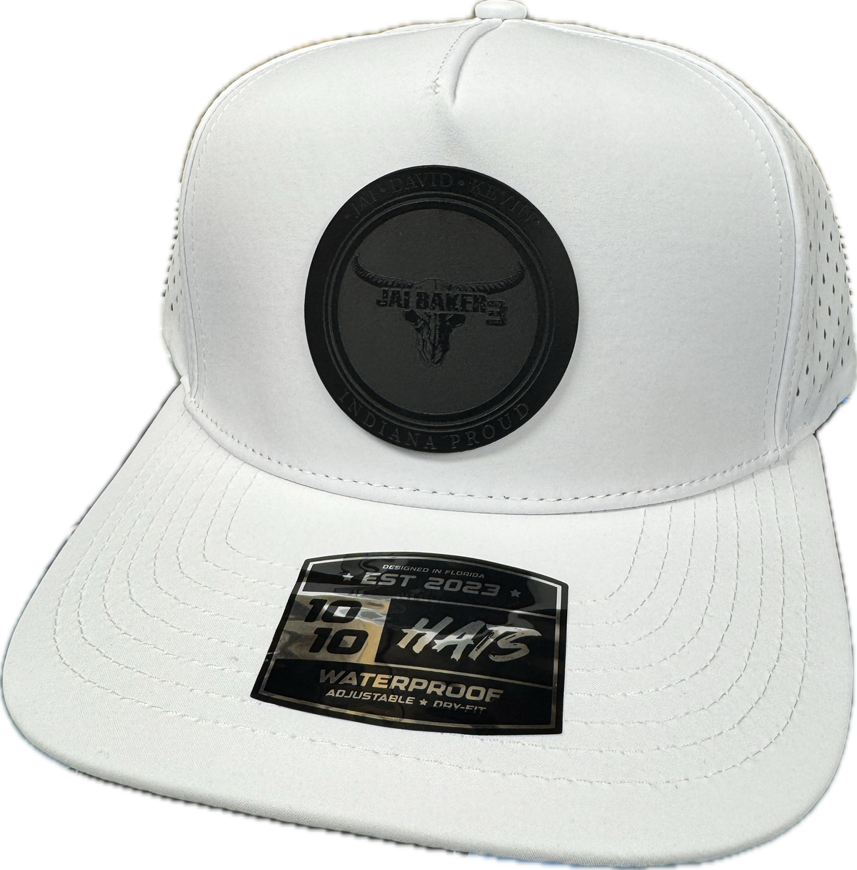 Round Logo Hat (White/Black)