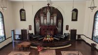 Paul and Sophia play the Mighty Organ at Trinity