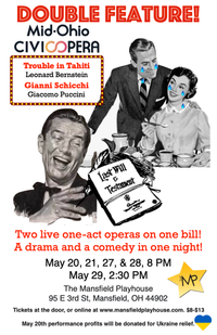 Mid Ohio Civic Opera Company presents Trouble in Tahiti and Gianni Schicchi
