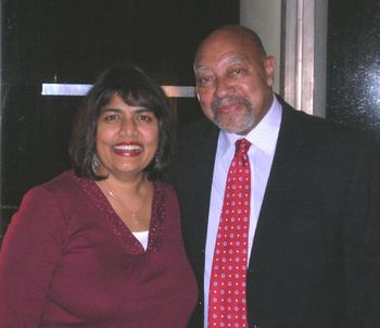 Sunitha with the great Kenny Barron
