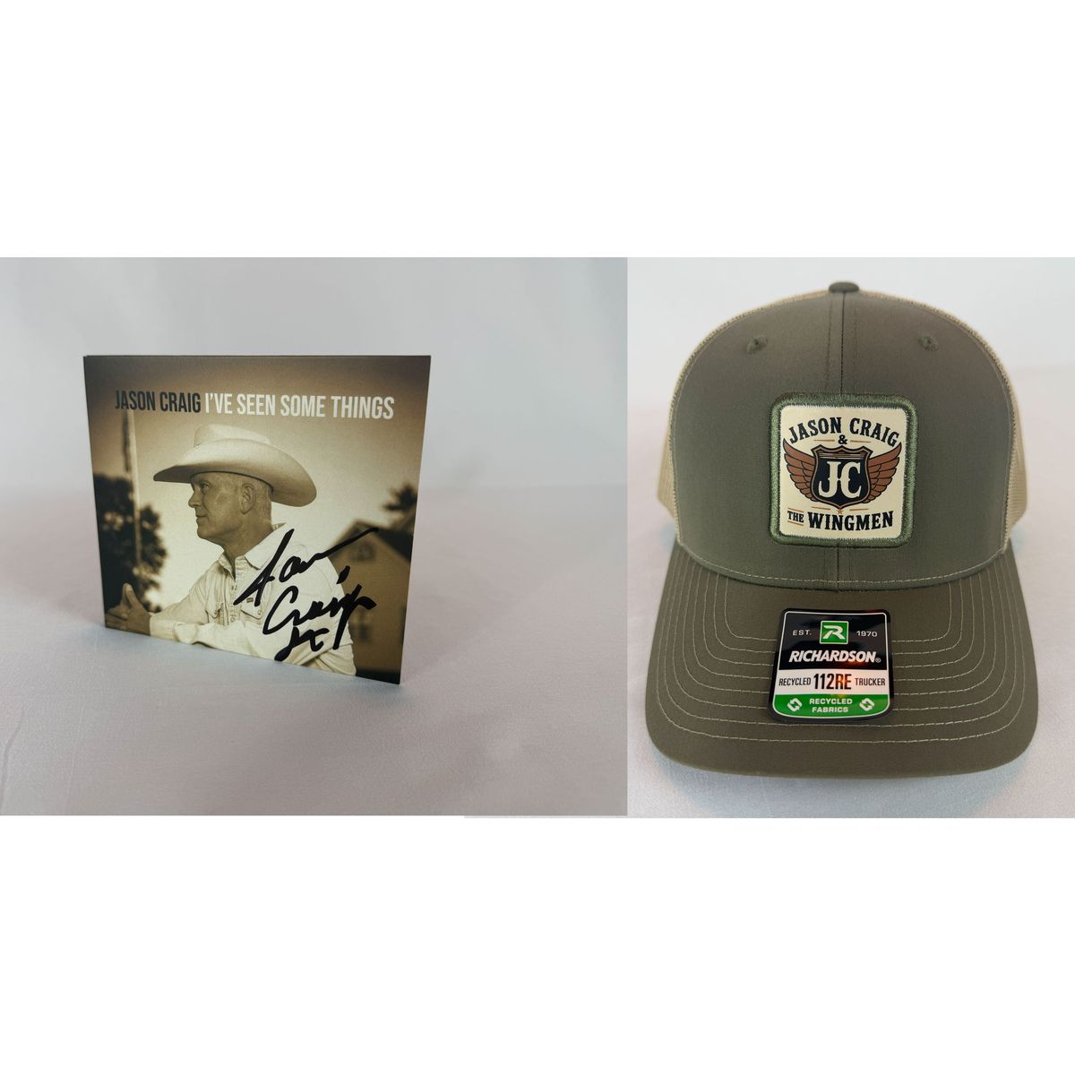 Hat & Signed CD Bundle
